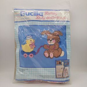 Baby Bunny N' Toys Plastic Canvas Kit - Bucilla #6004 -‎ Lullaby Baby Collection